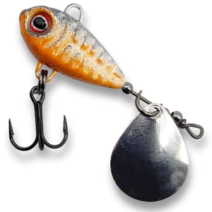 Spinnertail Berti Skeletonik Pro Colorado Nickel, Silver Shad, 16g