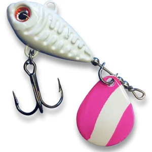 Spinnertail Berti Skeletonik Pro Half Pink, Alb 1013, 22g