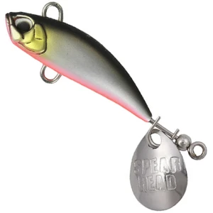 Spinnertail Duo Spearhead Ryuki Spin, Asa4082 Mat Black Back Rb, 3cm, 5g