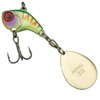 Spinnertail ILLEX Deracoup, 3.2cm, 21g, Lime Chart Tiger, 1buc/pac