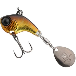 Spinnertail JACKALL Deracoup Fine, Silver Powder Gold & Black, 2.65cm, 5.0g