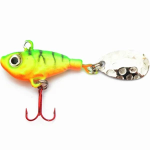Spinnertail Profi Blinker Spinner Jig Fish, Fluo Fire Tiger, 25g