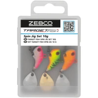 Spinnertail Zebco Target Fish Spin Jig Set, 9.5cm 10g, 3buc/pac
