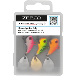 Spinnertail ZEBCO Target Fish Spin Jig Set, 9.5cm 10g, 3buc/pac Spinnertail ZEBCO Target Fish Spin Jig Set, 9.5cm 10g, 3buc/pac