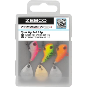 Spinnertail ZEBCO Target Fish Spin Jig Set, 9.5cm 15g, 3buc/pac Spinnertail ZEBCO Target Fish Spin Jig Set, 9.5cm 15g, 3buc/pac