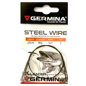 Set Strune Germina Steel Wire 1x7/25cm/8kg 2buc