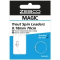 Leader ZEBCO Magic Trout Spin, 0.21mm, 70cm, 4buc/pac