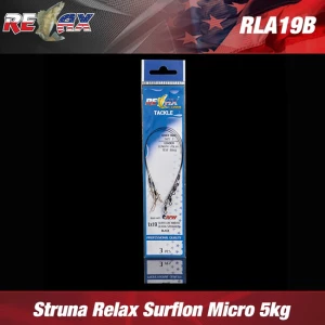 STRUNA RELAX SURFLON MICRO ULTRA BLACK 3buc/plic 5kg 25cm STRUNA RELAX SURFLON MICRO ULTRA BLACK 3buc/plic 5kg 25cm