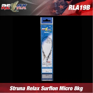 Struna Relax Surflon Micro Ultra Black 3buc/plic 8kg 20cm