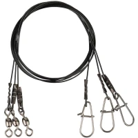 STRUNA SAVAGE GEAR BLACK7 TRACE, 20CM, 0.35MM/7KG, 3BUC/PLIC STRUNA SAVAGE GEAR BLACK7 TRACE, 20CM, 0.35MM/7KG, 3BUC/PLIC