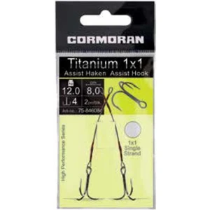 Struna Cormoran Titanium Cu Ancora Nr.6 5cm/8kg/2buc/pl