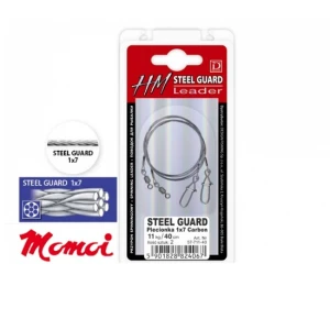 Struna Dragon Leader Steel Guard 1x7 Carbon Momoi 30cm / 11kg