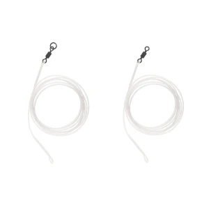 Struna Fluorocarbon Carp Spirit cu Vartej Fluoro Leader Ring Swivel 35lbs 100cm Struna Fluorocarbon Carp Spirit cu Vartej Fluoro Leader Ring Swivel 35lbs 100cm