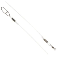 Struna Fluorocarbon VMC cu Vartej + Agrafa Rapida, 27.5cm, 0.10mm, 2buc/pac Struna Fluorocarbon VMC cu Vartej + Agrafa Rapida, 27.5cm, 0.10mm, 2buc/pac