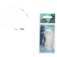 Struna Mikado Jaws Fluorocarbon Medium, 25cm, 12kg, 2buc/plic Struna Mikado Jaws Fluorocarbon Medium, 25cm, 12kg, 2buc/plic