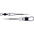 Struna ZEBCO Trophy Steel Trace 1x7 Standard, 30cm, 12kg, 2buc/pac