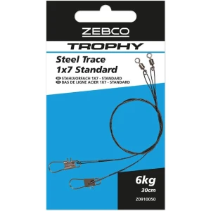 Struna ZEBCO Trophy Steel Trace 1x7 Standard, 50cm, 15kg, 1buc/pac