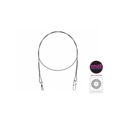 Struna din titan Delphin BOMB  cu agrafa si agrafa rapida 20cm 4kg Struna din titan Delphin BOMB  cu agrafa si agrafa rapida 20cm 4kg