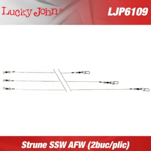 Strune Lucky John Ssw Afw Nylon Coated 30cm, 0.28mm, 9kg, 2buc/plic
