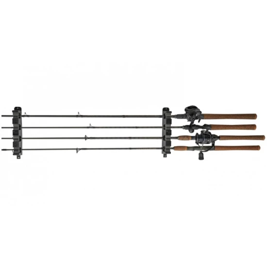 Suport De Perete Pentru Lansete Berkley Horizontal Brmh4 Rod Rack 4 Posturi
