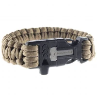 Bratara de Supravietuire 3m din Paracord Coyote Bushmen