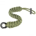 Bratara de Supravietuire 6m din Paracord Olive Bushmen