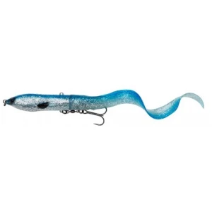 Naluca Savage Gear Hard 3d Eel Blue Silver 17cm 50g 2+1buc/plic