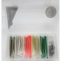 Set Swimbait SAVAGE GEAR Sandeel Kit, 10cm, 11cm, 25buc/pac Set Swimbait SAVAGE GEAR Sandeel Kit, 10cm, 11cm, 25buc/pac
