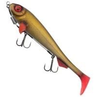 Shad FOX RAGE Super Slick Shad Loaded, UV Golden Prey, 18cm, 1buc/pac 