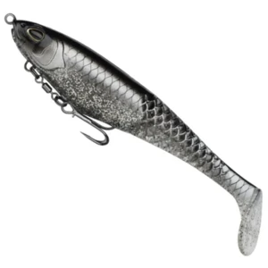 Swimbait BERKLEY PowerBait Cullshad Shallow, Black Ghost, 15cm, 34g, 1buc/pac