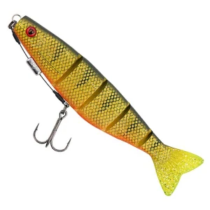 Swimbait Fox Rage Pro Shad Jointed Loaded, Natural Perch, 14cm, 31g