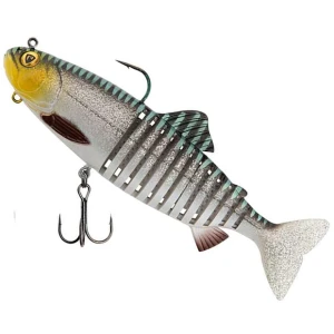 Swimbait FOX RAGE Replicant Jointed - New Colours, Silver Halo, 18cm, 80g Swimbait FOX RAGE Replicant Jointed - New Colours, Silver Halo, 18cm, 80g