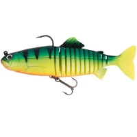 Swimbait Fox Rage Replicant Jointed, Uv Fire Tiger, 15cm, 60g