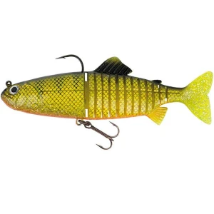 Swimbait Fox Rage Replicant Jointed, Uv Natural Perch, 20cm, 120g