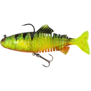 Swimbait Fox Rage Replicant Jointed, Uv Perch, 20cm, 120g