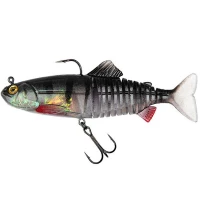 Swimbait Fox Rage Replicant Jointed, Uv Young Perch, 15cm, 60g
