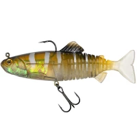 Swimbait Fox Rage Replicant Jointed, Young Perch Uv, 18cm/7inch, 80g
