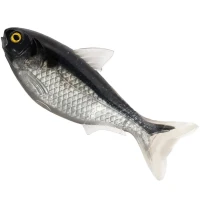 Swimbait LIVE TARGET Shad Unrigged, Black / Silver, 14cm, 14g, 2buc/pac Swimbait LIVE TARGET Shad Unrigged, Black / Silver, 14cm, 14g, 2buc/pac
