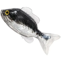 Swimbait Live Target Sunfish Unrigged, Black / Silver, 11cm, 2buc/pac