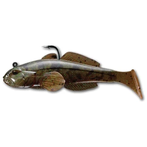 Swimbait Live Target Goby, Brown / Pumpkin, 9cm, 21g, 3buc/pac