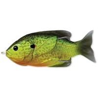 Swimbait Live Target Hollow Body Sunfish Walking Bait, Florescent Pumpkinseed, 7.5cm, 12g  Swimbait Live Target Hollow Body Sunfish Walking Bait, Florescent Pumpkinseed, 7.5cm, 12g