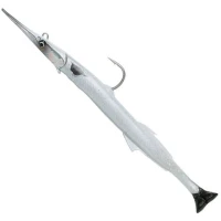 Swimbait Savage Gear 3d Needlefish Pulse Tail, Silver Black, 55g, 23cm, 1buc/pac
