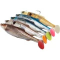 Swimbait SAVAGE GEAR 4D Herring Big Shad, Glow Haddock, 200g, 22cm, 1+2buc/pac