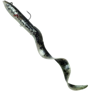 Swimbait Savage Gear 4d Real Eel, Black Green Pearl, 20cm, 38g, 1buc/pac