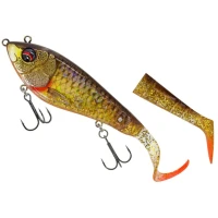 Swimbait SAVAGE GEAR Deviator Tail SS, DRT Roach Glt, 16.5cm 48g, 1+2buc/pac