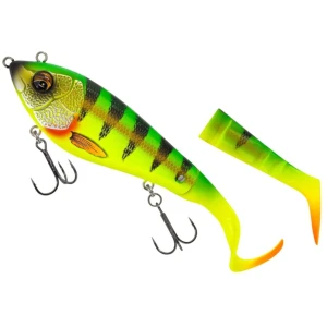 Swimbait SAVAGE GEAR Deviator Tail SS, Firetiger, 16.5cm 48g, 1+2buc/pac Swimbait SAVAGE GEAR Deviator Tail SS, Firetiger, 16.5cm 48g, 1+2buc/pac