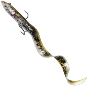 Swimbait Savage Gear Real Eel, Olive Pearl, 20cm, 38g, 1buc/pac