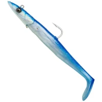 Swimbait Savage Gear Sandeel V2 Sinking, Blue Pearl Silver, 33g, 14cm, 1+2buc/pac