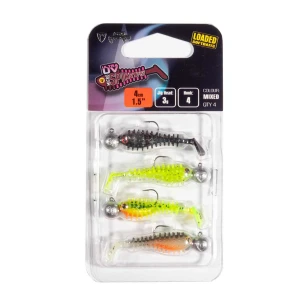 Swimbaits Fox Rage Ultra UV Micro Spikey Culori Multiple, 4cm, 4buc Swimbaits Fox Rage Ultra UV Micro Spikey Culori Multiple, 4cm, 4buc
