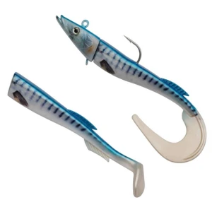Twister Berkley Power Sandeel, Snow White, 21cm, 130g, 1buc/pac